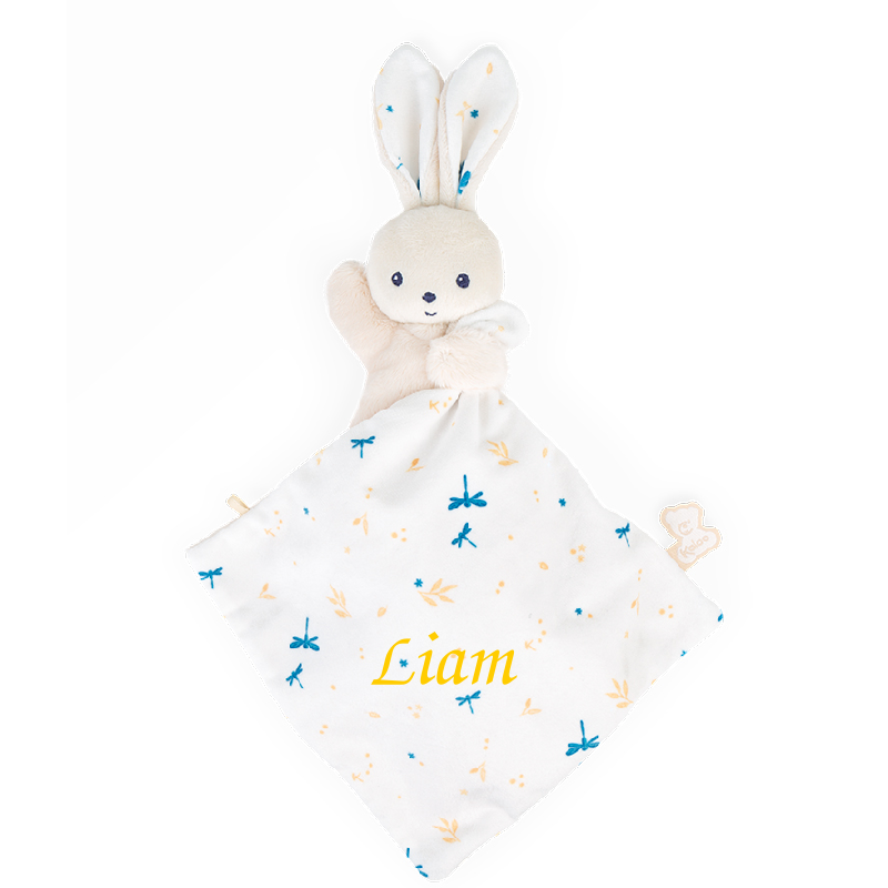  - carré douceur - comforter white rabbit 17 cm 